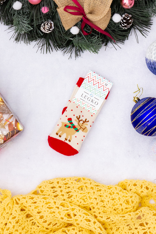 Шкарпетки дитячі "Новорічні" (зима)